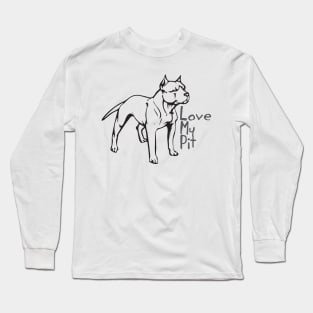 Pit Bull Long Sleeve T-Shirt